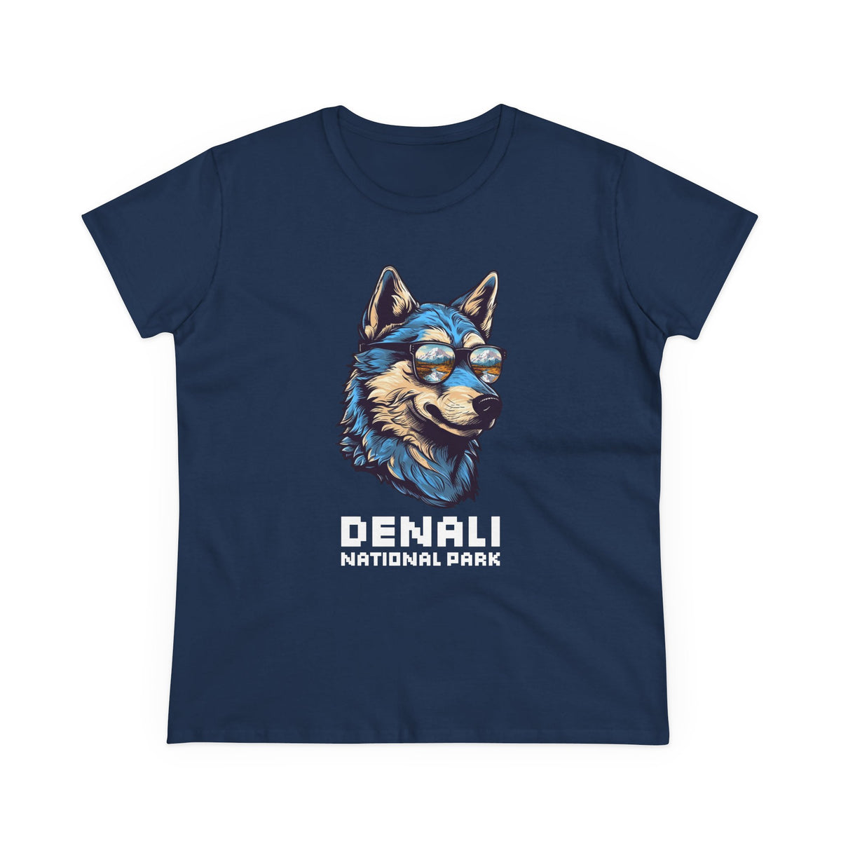 Denali National Park Women's T-Shirt - Cool Wolf