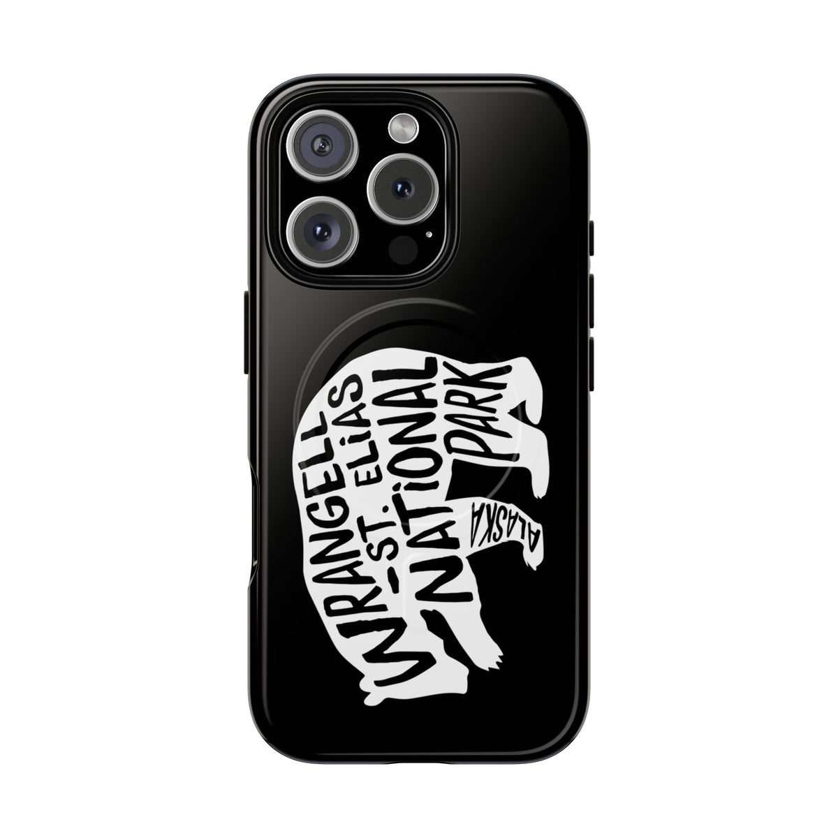 Wrangell - St. Elias National Park iPhone Case with MagSafe - Grizzly Bear Design