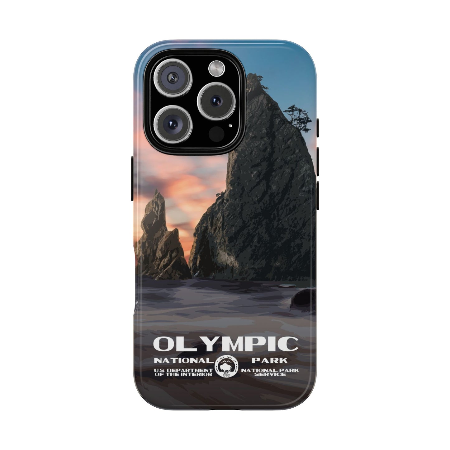 Olympic National Park Phone Case - WPA Style