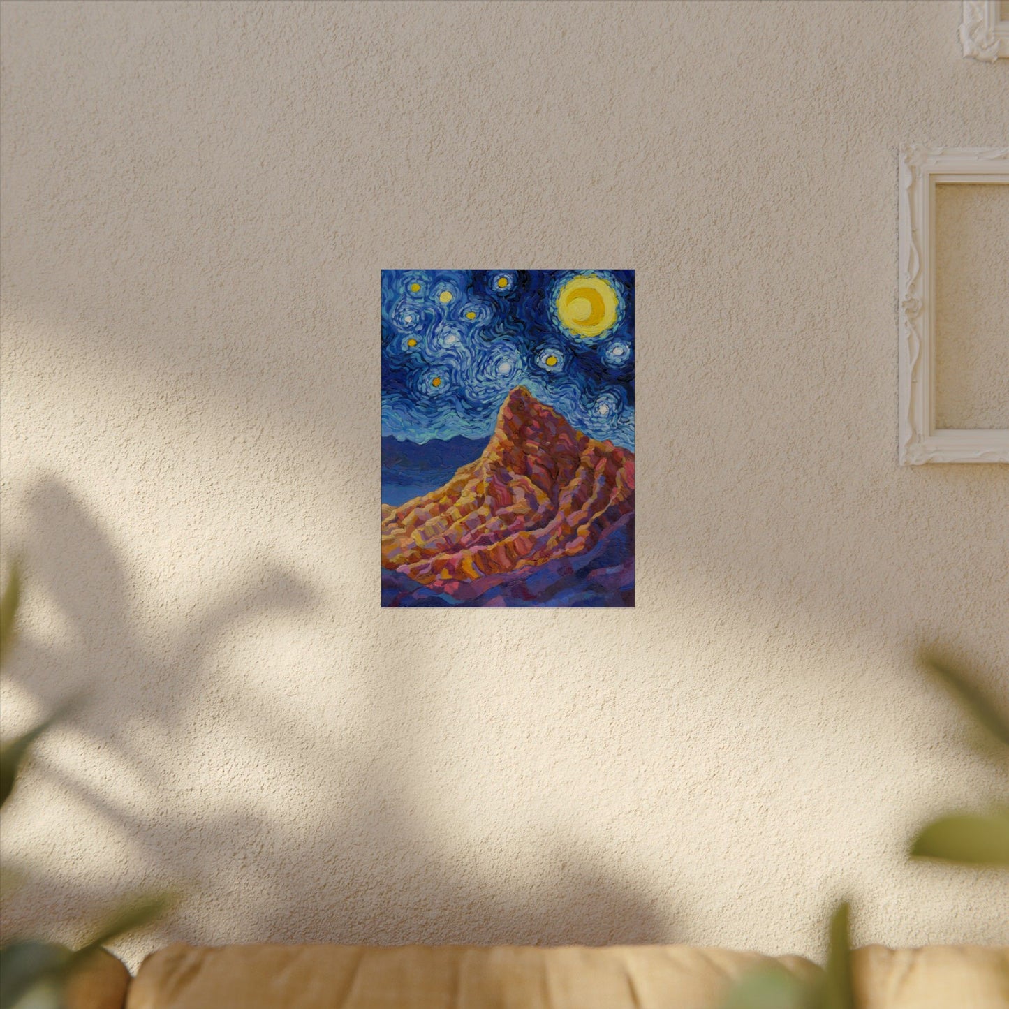 Death Valley National Park Park Starry Night Poster - Premium Textured Paper