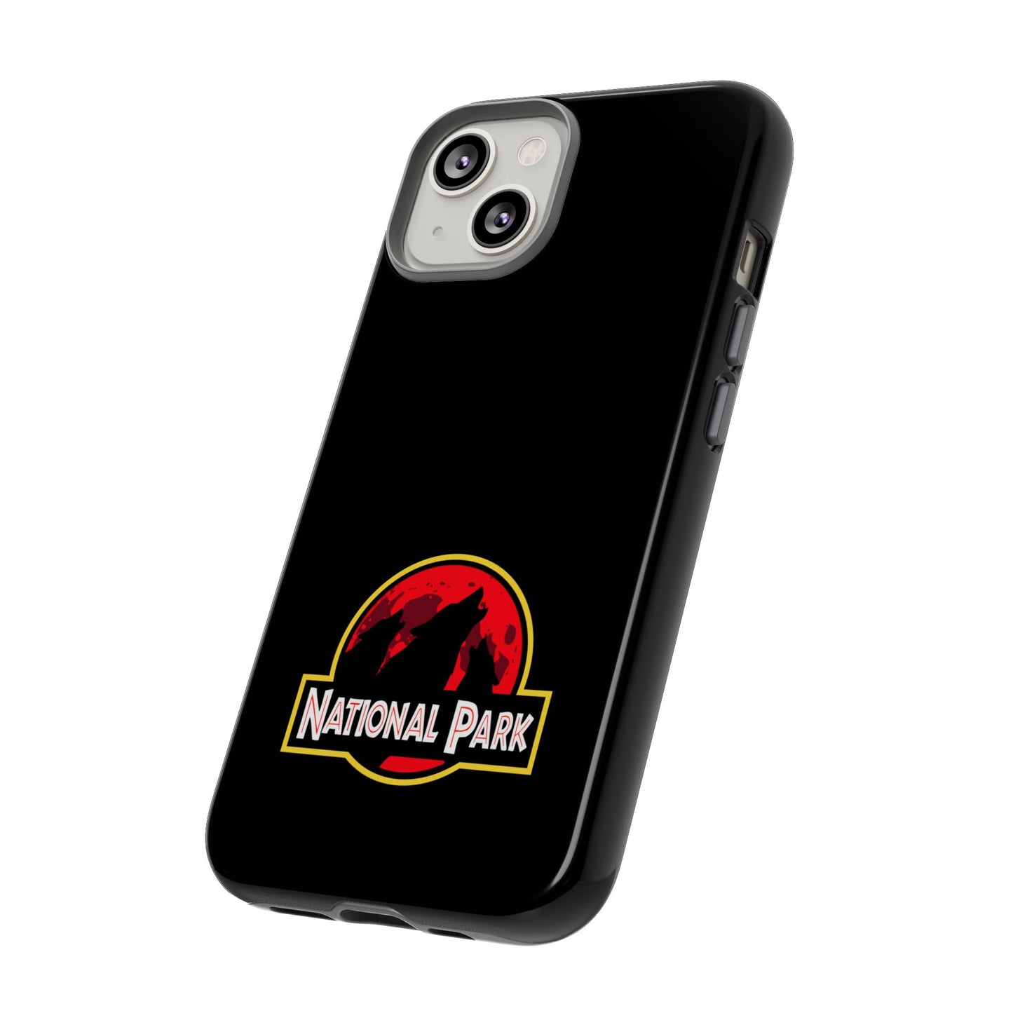 3 Wolf National Park iPhone Case - Parody Logo