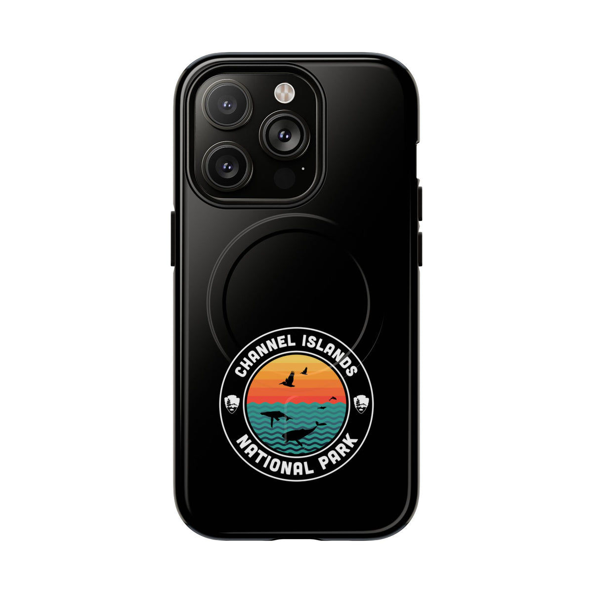 Channel Islands National Park iPhone Case with MagSafe - Round Emblem Design