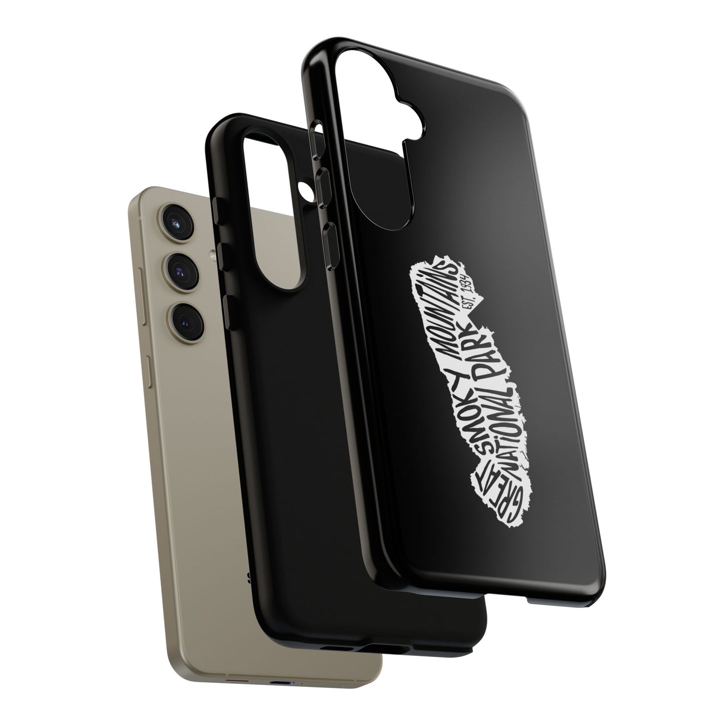 Great Smoky Mountains National Park Phone Case - Map Design