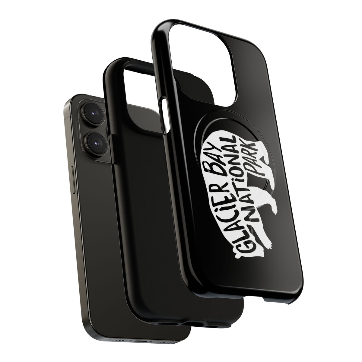 Glacier Bay National Park iPhone Case with MagSafe - Grizzly Bear Design