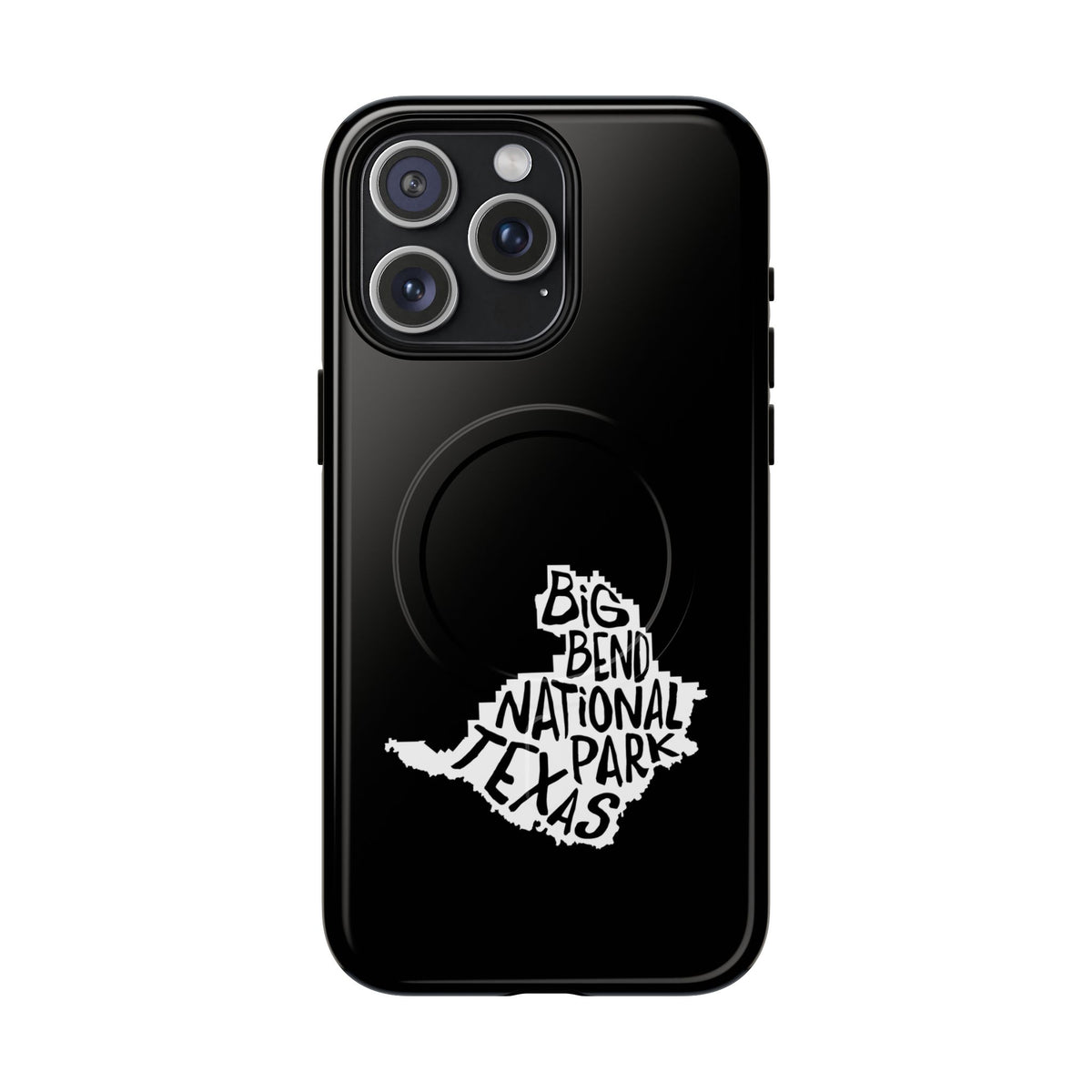 Big Bend National Park iPhone Case with MagSafe - Map Design