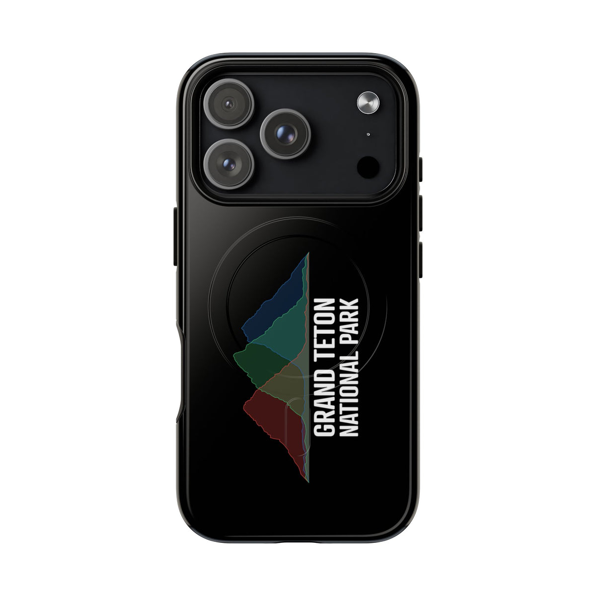 Grand Teton National Park iPhone Case with MagSafe - Histogram Design