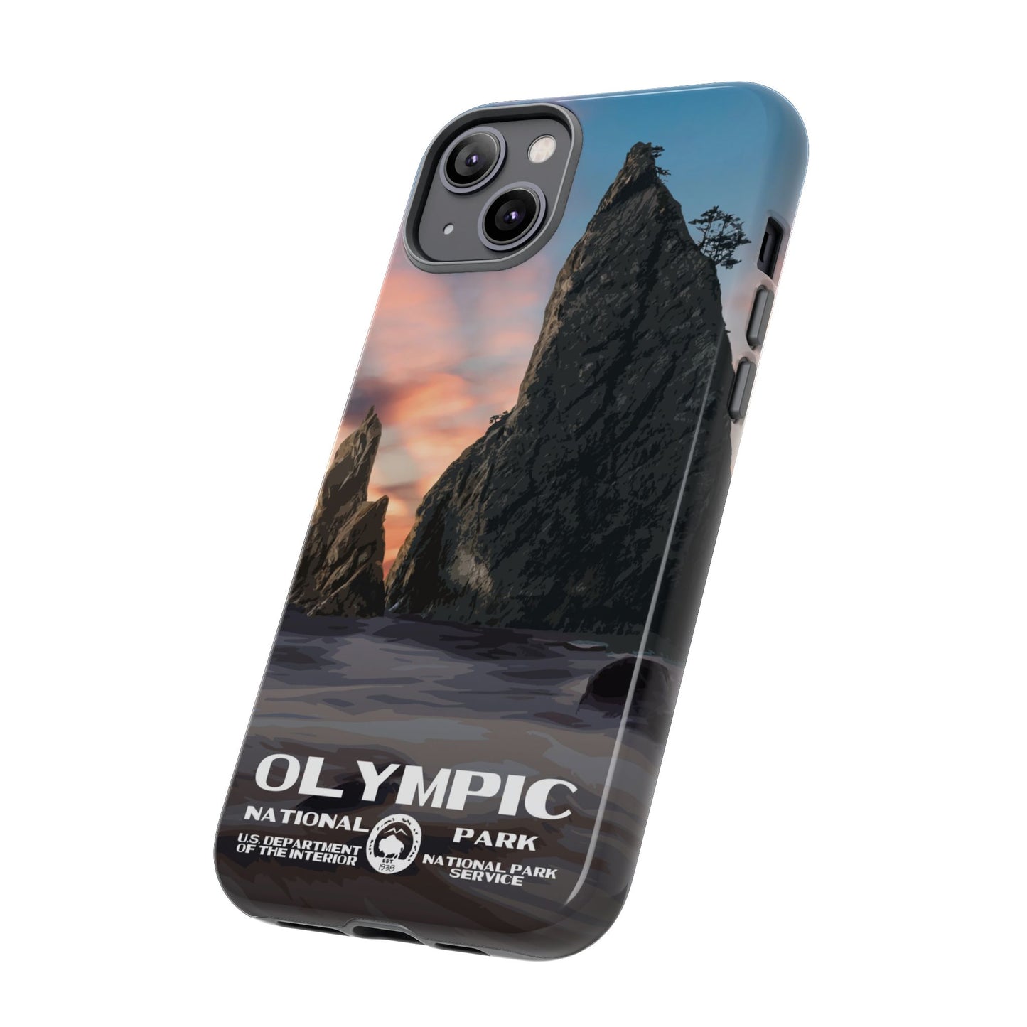 Olympic National Park Phone Case - WPA Style