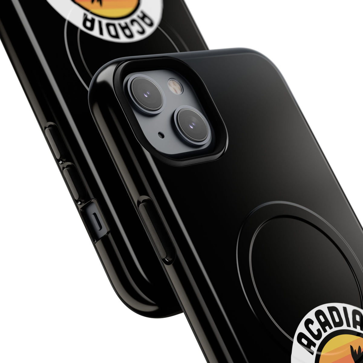 Acadia National Park iPhone Case with MagSafe - Round Emblem Design