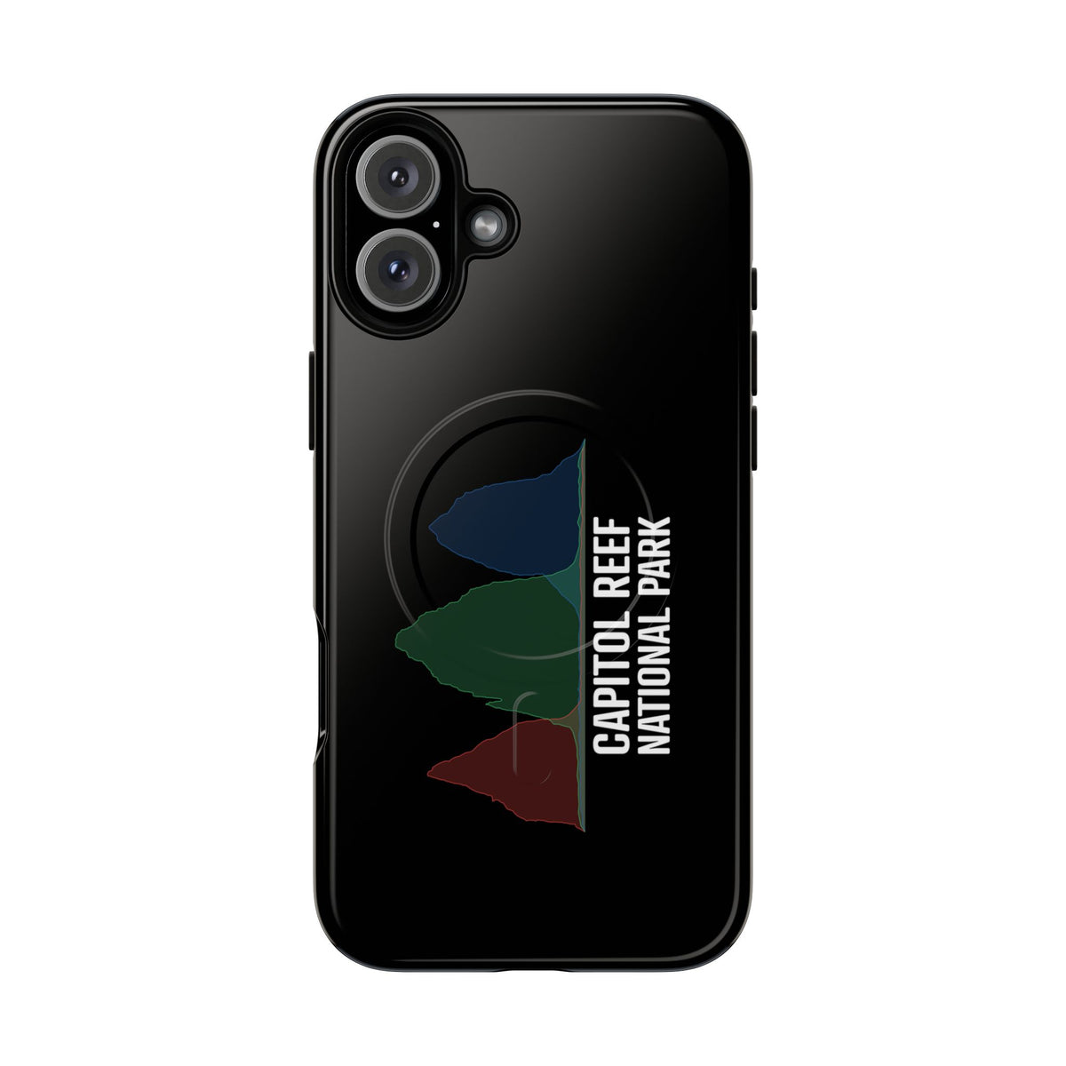 Capitol Reef National Park iPhone Case with MagSafe - Histogram Design