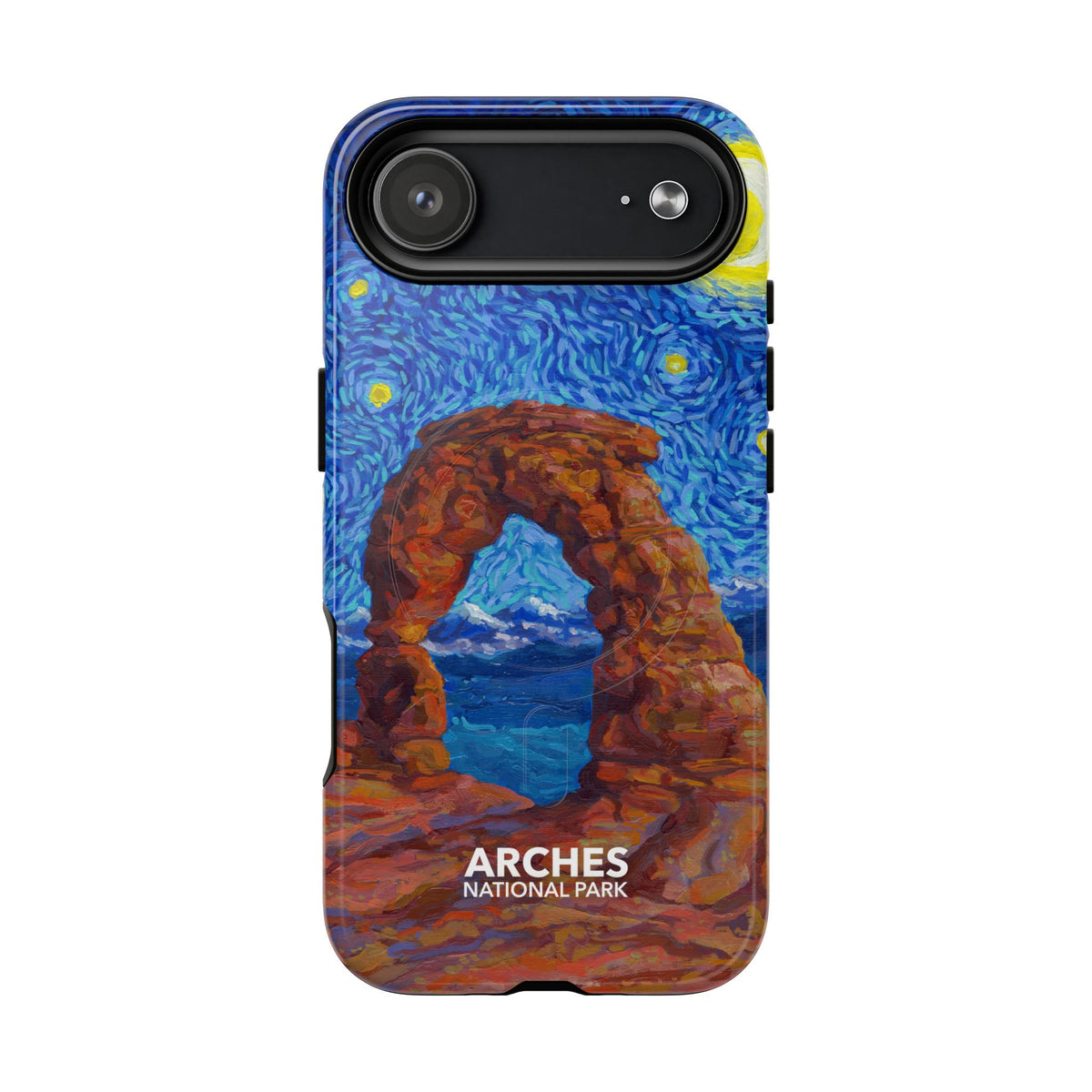 Arches National Park iPhone Case with MagSafe - Starry Night