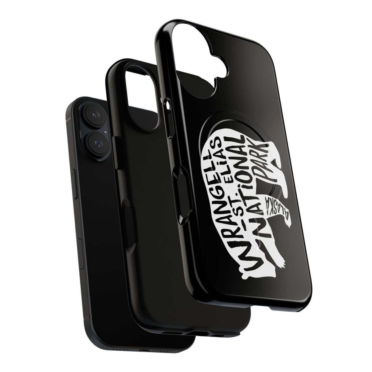 Wrangell - St. Elias National Park iPhone Case with MagSafe - Grizzly Bear Design
