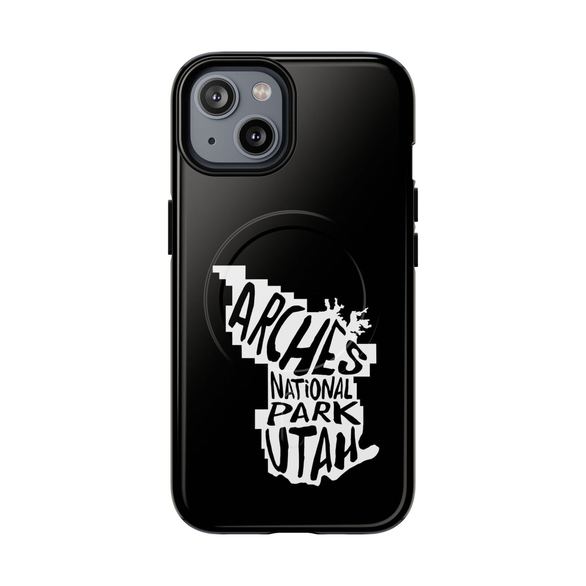 Arches National Park iPhone Case with MagSafe - Map Design