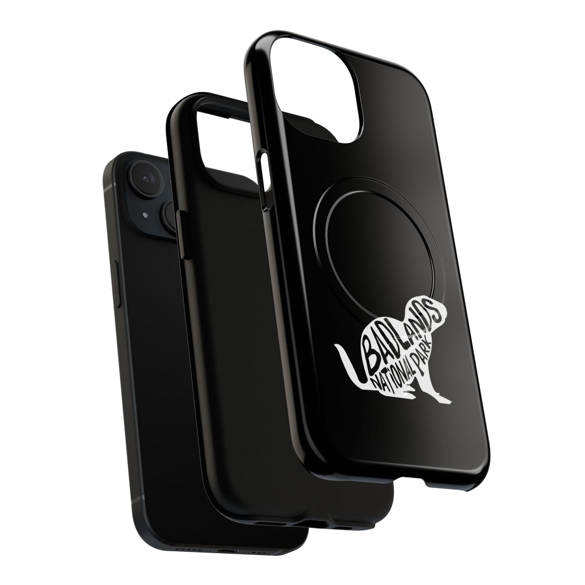 Badlands National Park iPhone Case with MagSafe - Prairie Dog Design