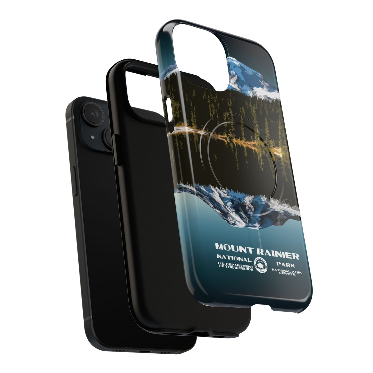 Mount Rainier National Park iPhone Case with MagSafe - WPA Design