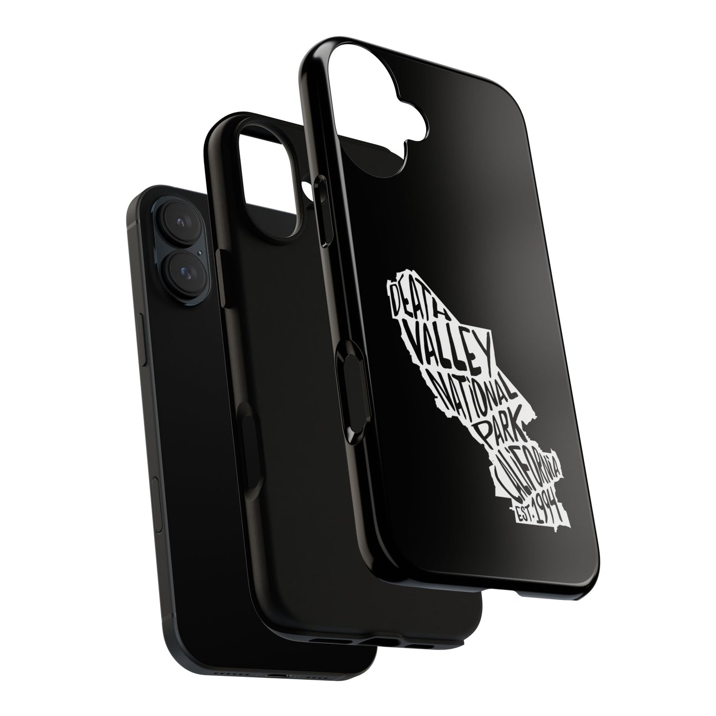 Death Valley National Park Phone Case - Map Design