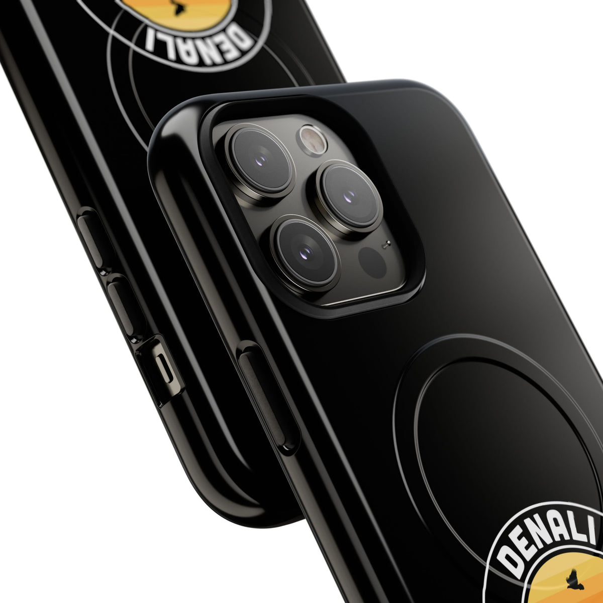 Denali National Park iPhone Case with MagSafe - Round Emblem Design