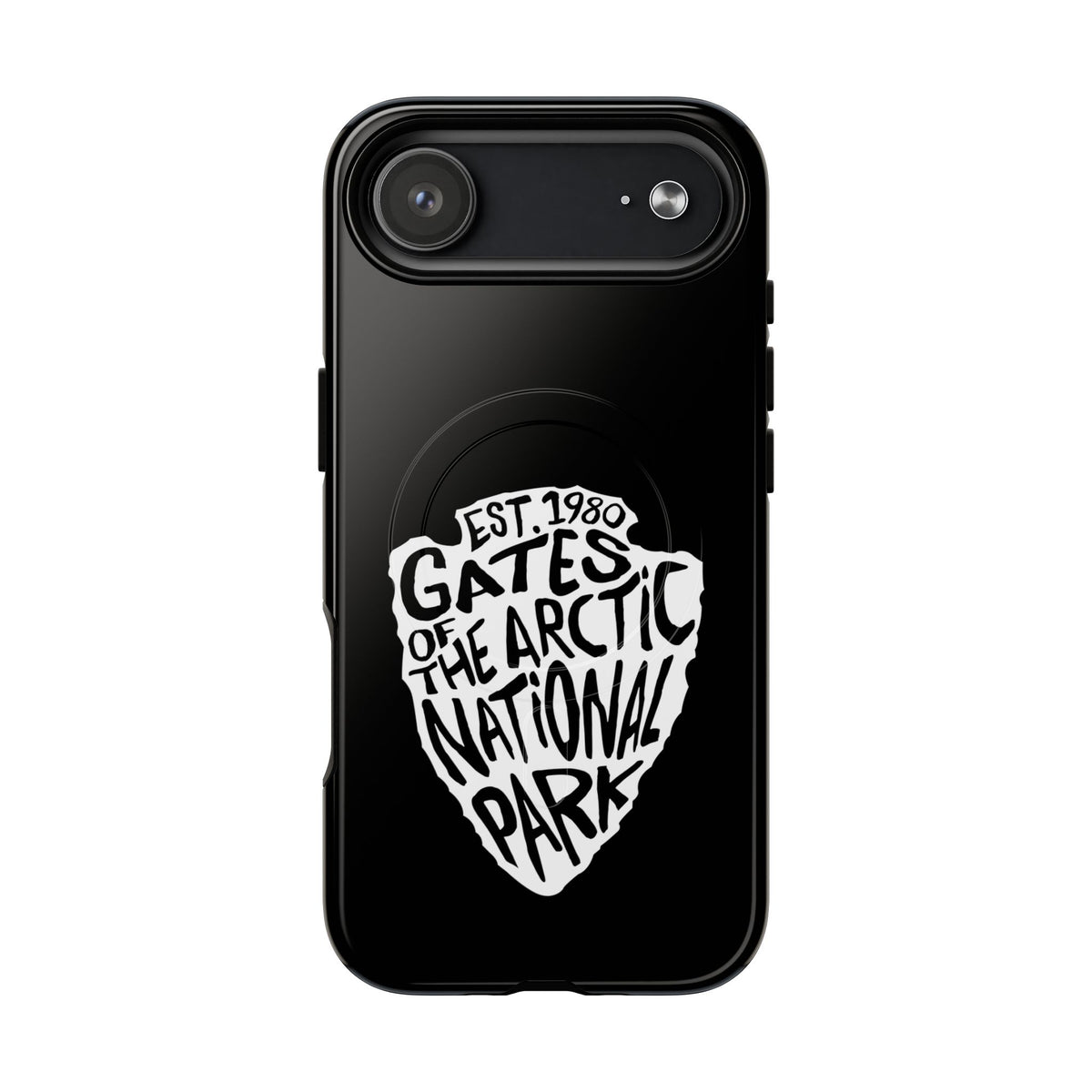 Gates of the Arctic National Park iPhone Case with MagSafe - Arrowhead Design