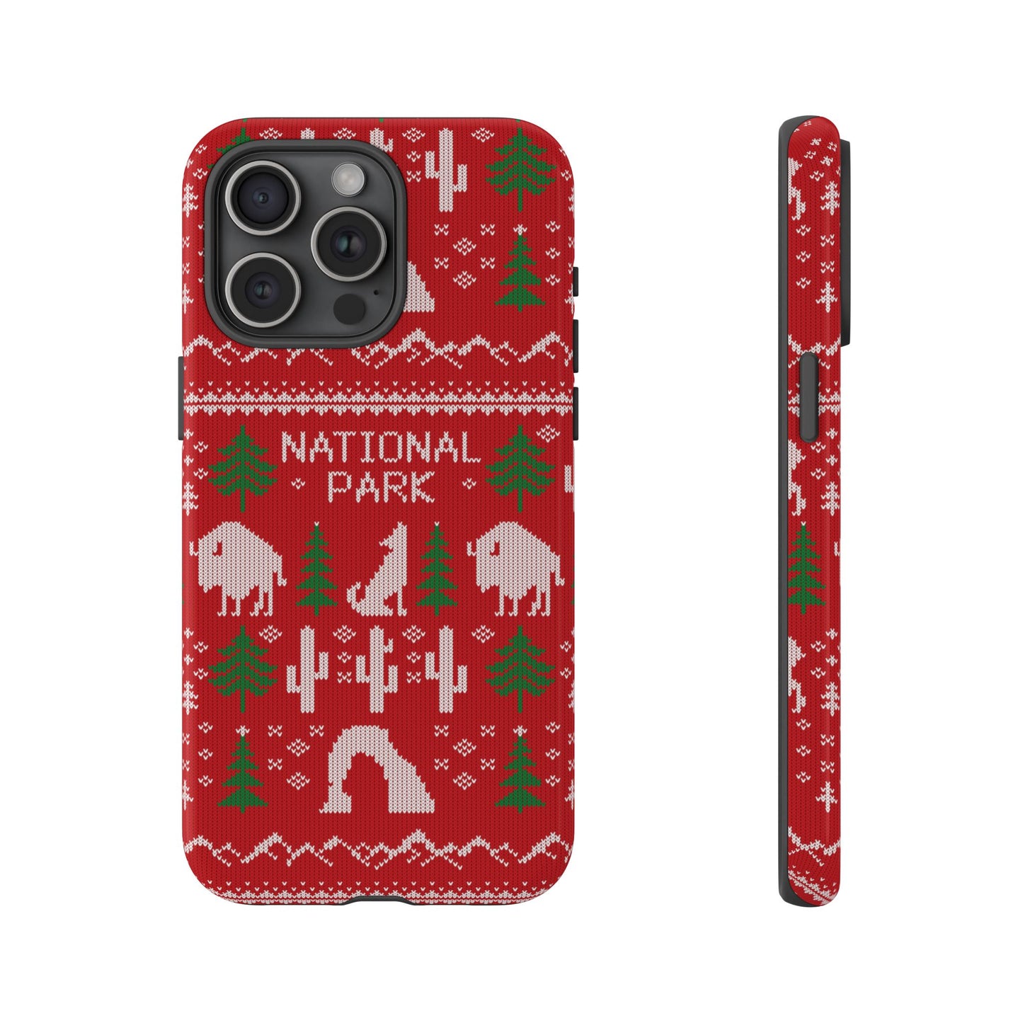 National Park Phone Case - Fair Isle Pattern