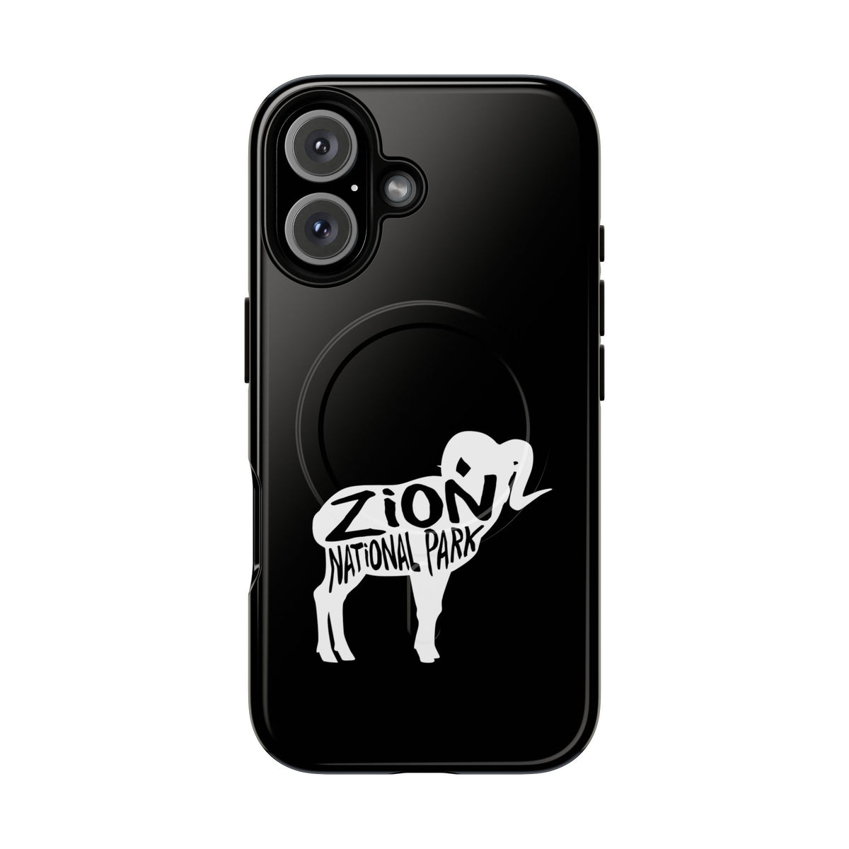 Zion National Park iPhone Case with MagSafe - Bighorn Sheep Design