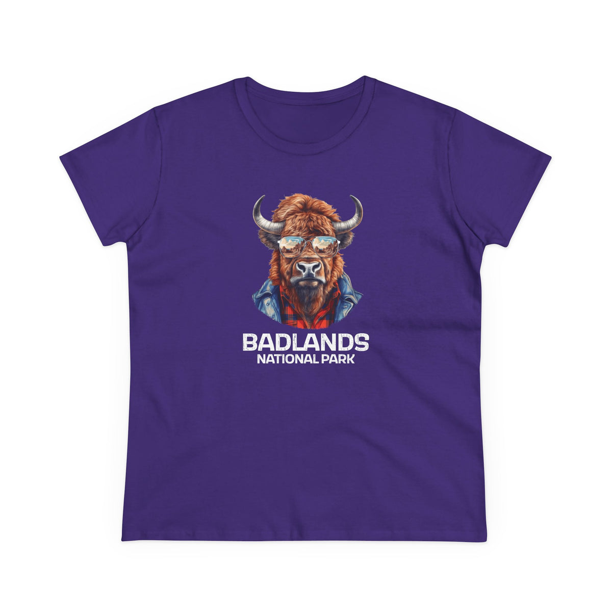 Badlands National Park Women's T-Shirt - Cool Bison