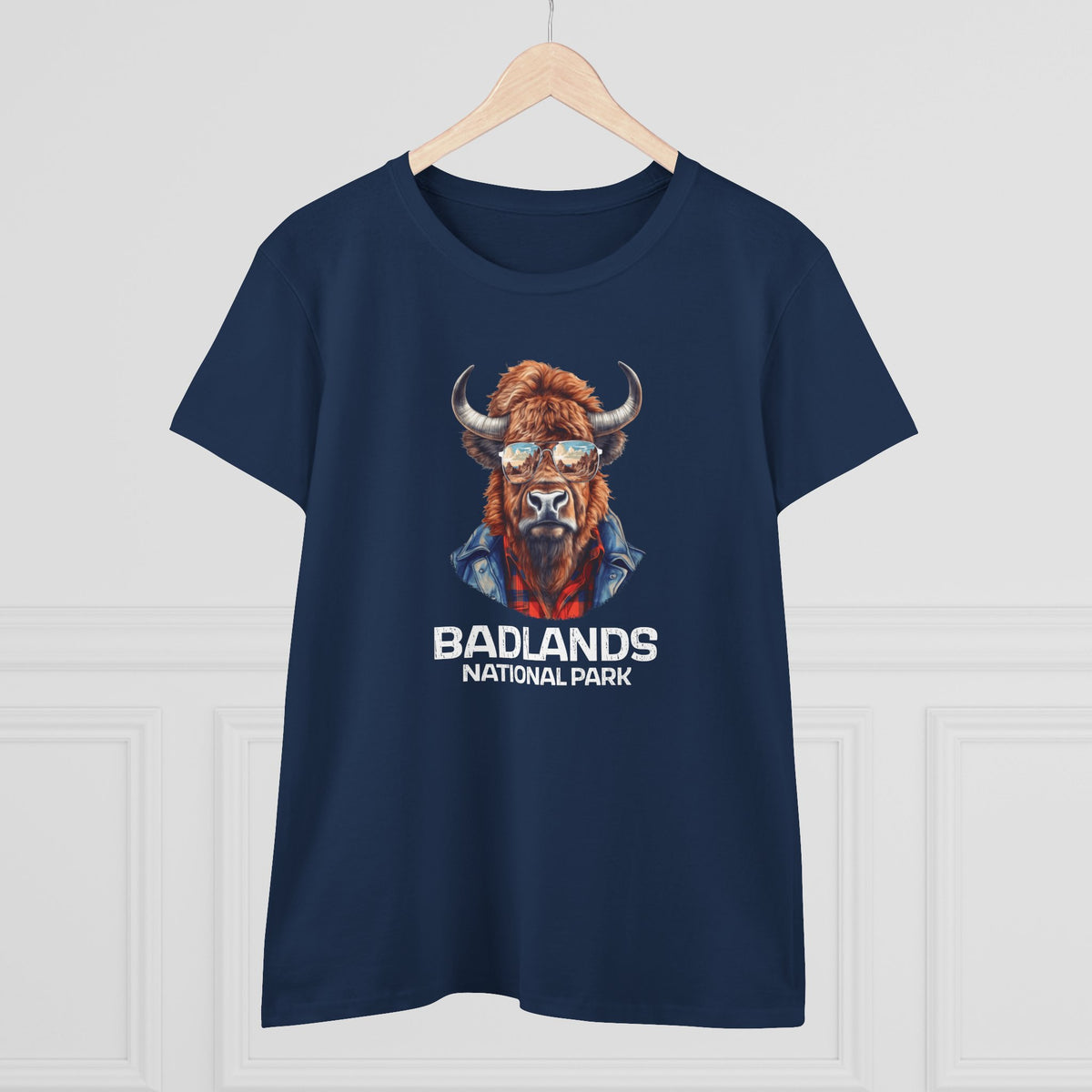 Badlands National Park Women's T-Shirt - Cool Bison