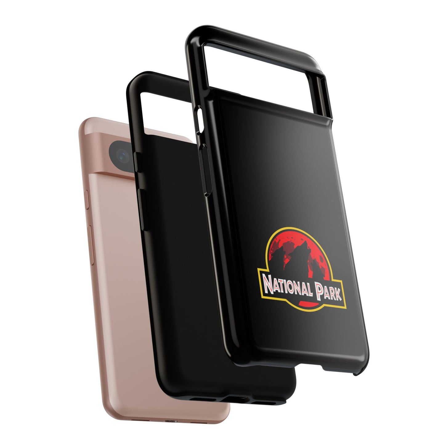 3 Wolf National Park iPhone Case - Parody Logo
