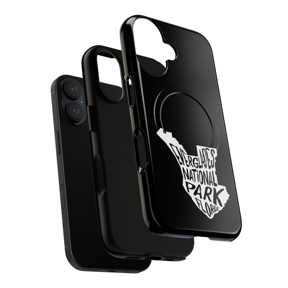Everglades National Park iPhone Case with MagSafe - Map Design