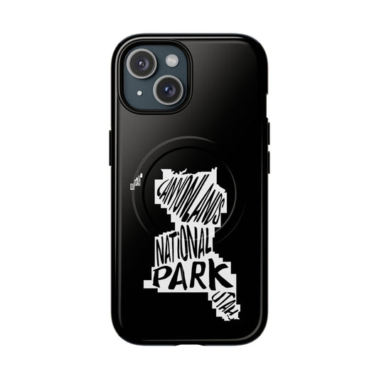 Canyonlands National Park iPhone Case with MagSafe - Map Design