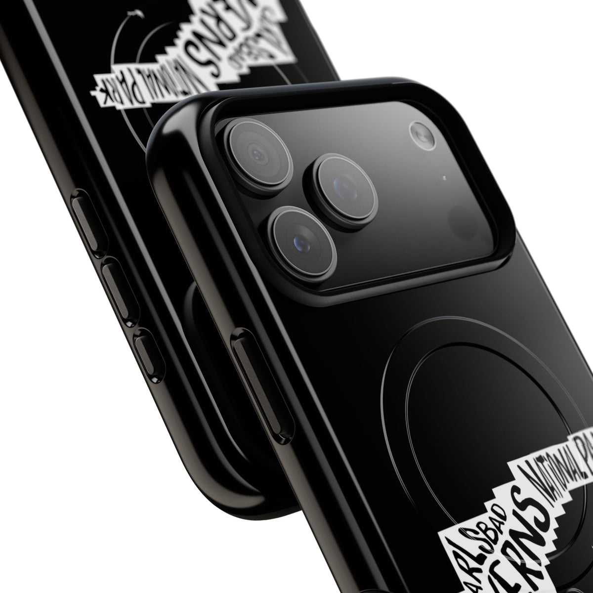 Carlsbad Caverns National Park iPhone Case with MagSafe - Map Design