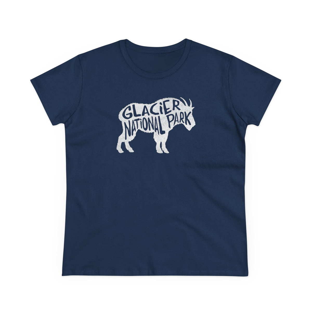Glacier National Park Women's T-Shirt - Mountain Goat