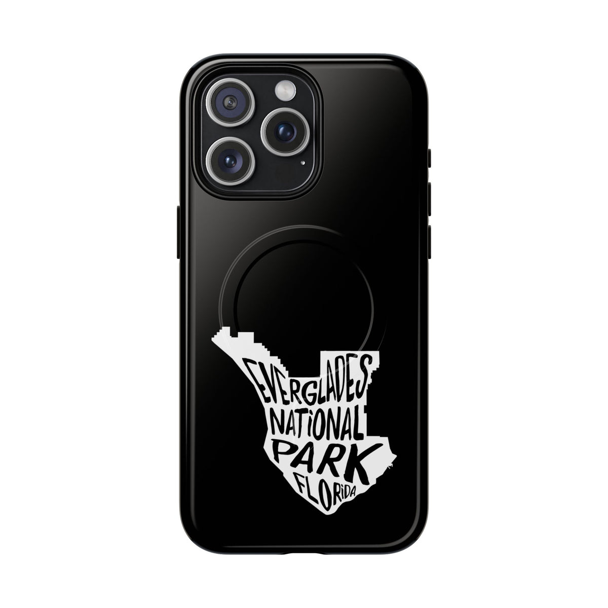 Everglades National Park iPhone Case with MagSafe - Map Design