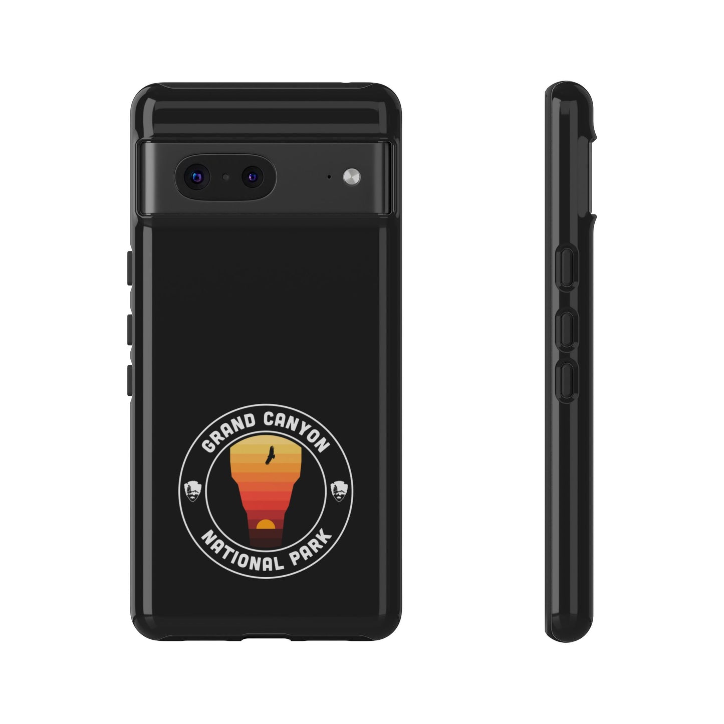 Grand Canyon National Park Phone Case - Round Emblem Design
