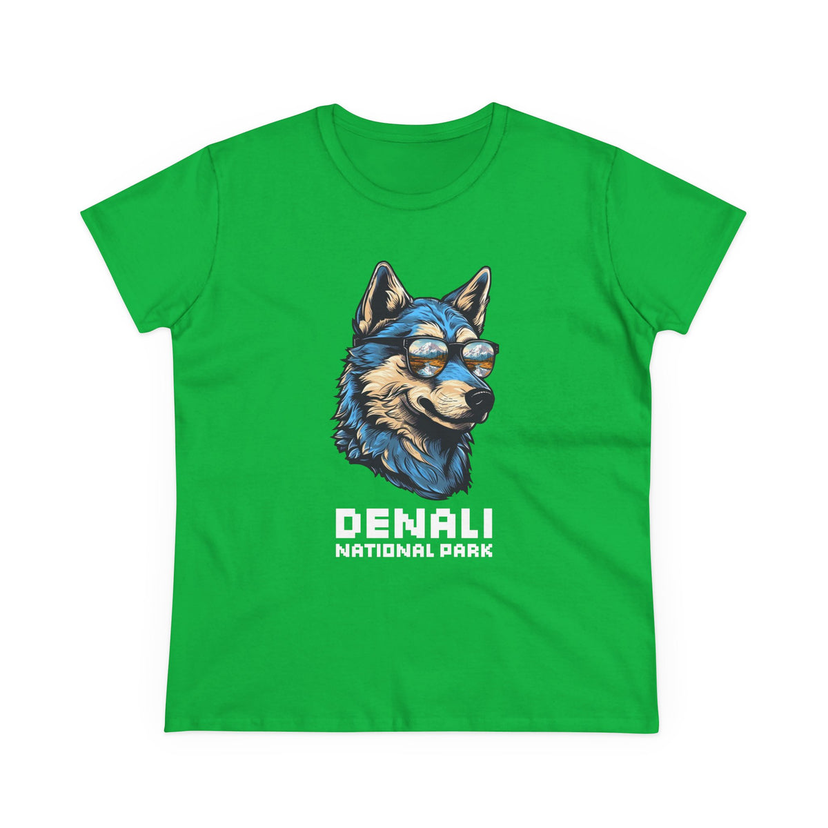 Denali National Park Women's T-Shirt - Cool Wolf