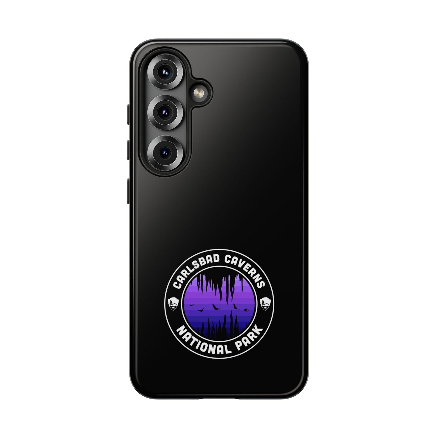 Carlsbad Caverns National Park Phone Case - Round Emblem Design