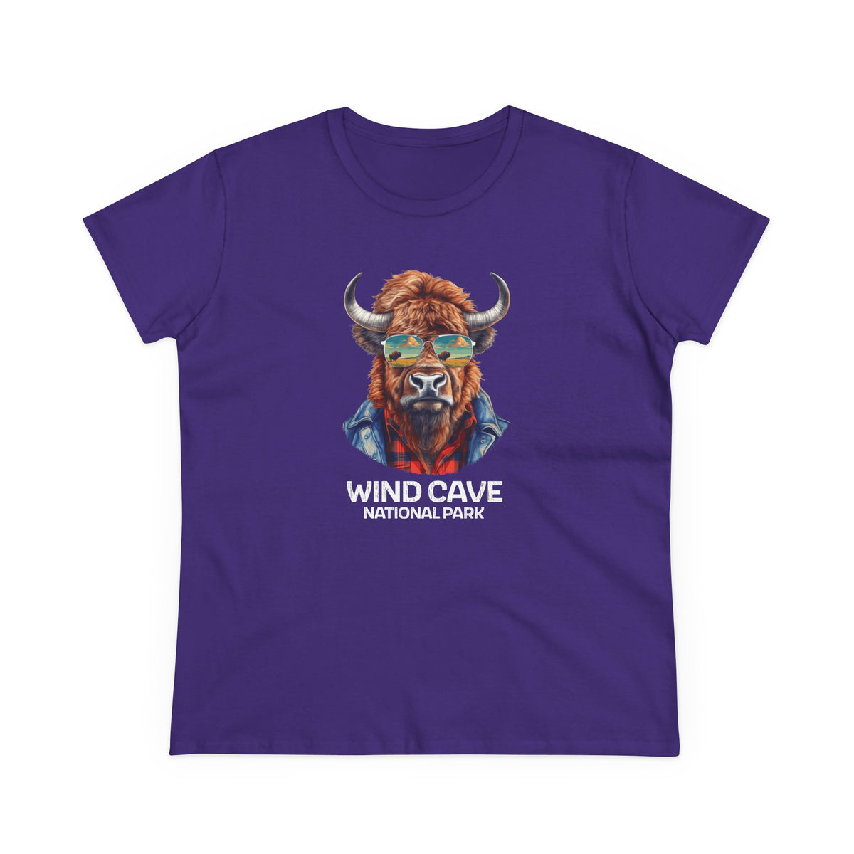 Wind Cave National Park Women's T-Shirt - Cool Bison
