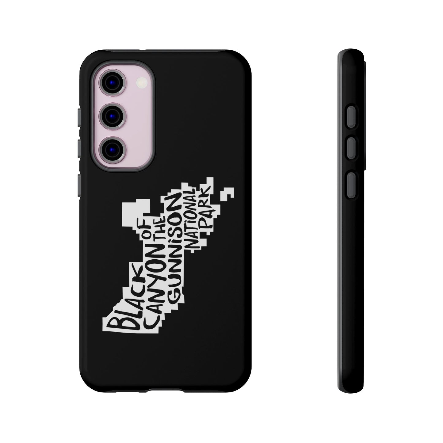 Black Canyon of the Gunnison National Park Phone Case - Map Design