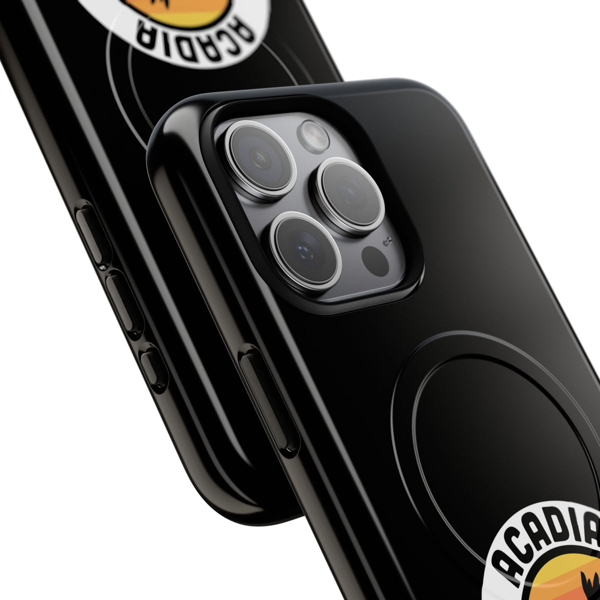 Acadia National Park iPhone Case with MagSafe - Round Emblem Design