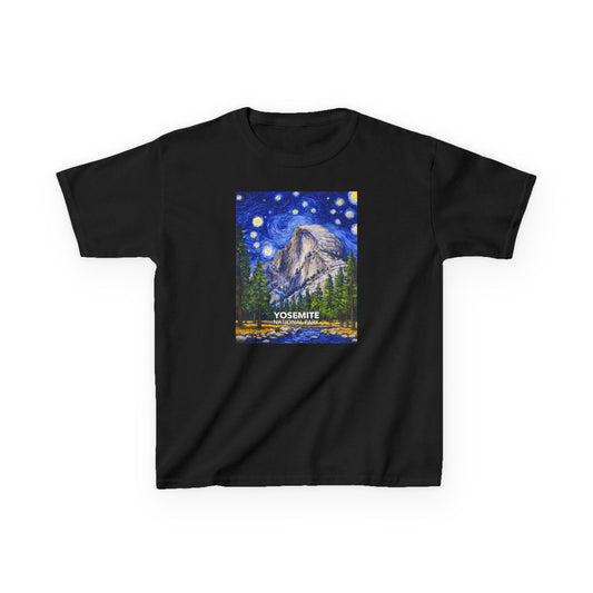 Yosemite National Park Child T-Shirt - The Starry Night