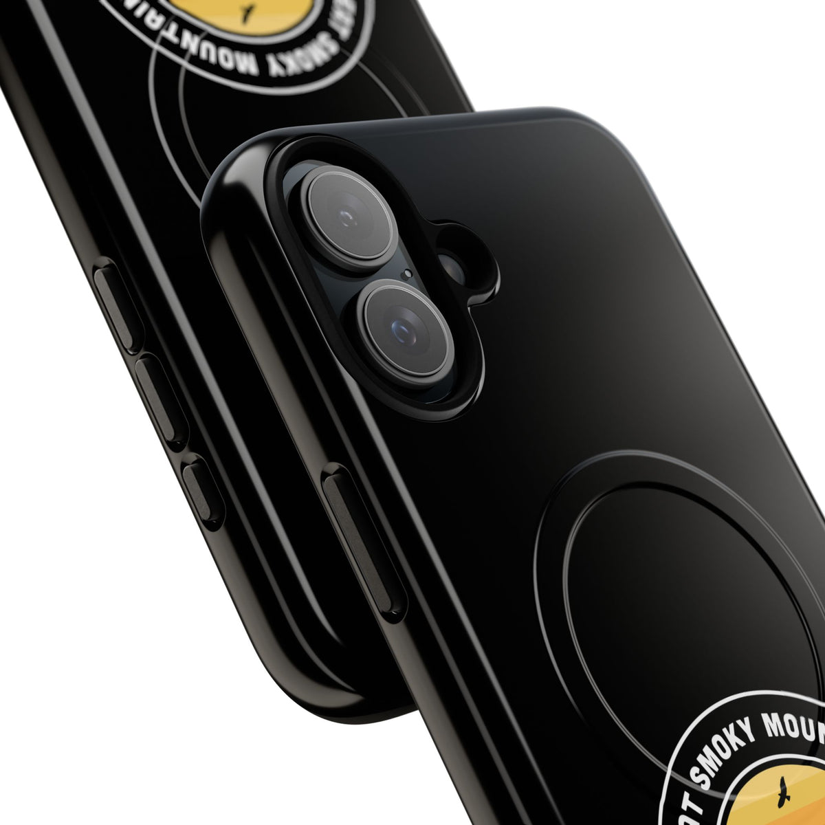 Great Smoky Mountains National Park iPhone Case with MagSafe - Round Emblem Design