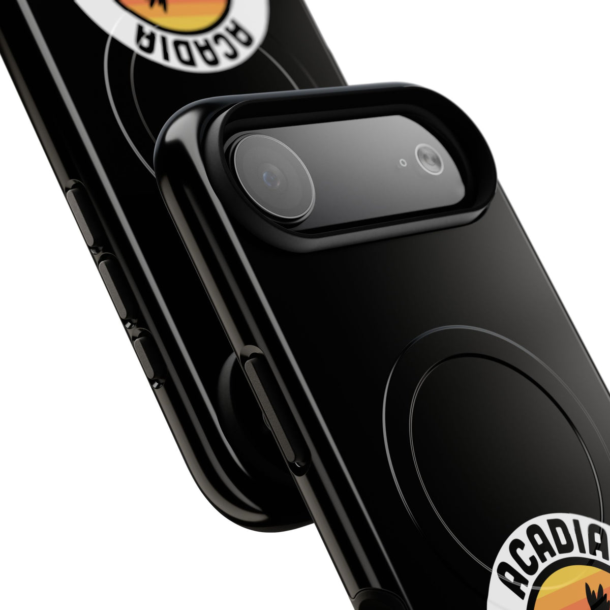 Acadia National Park iPhone Case with MagSafe - Round Emblem Design