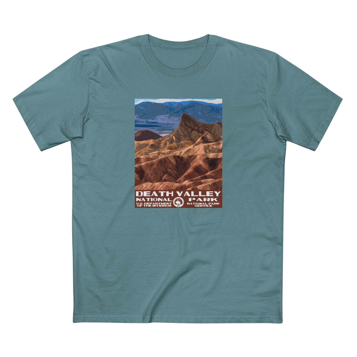 Death Valley National Park T-Shirt in Slate Blue