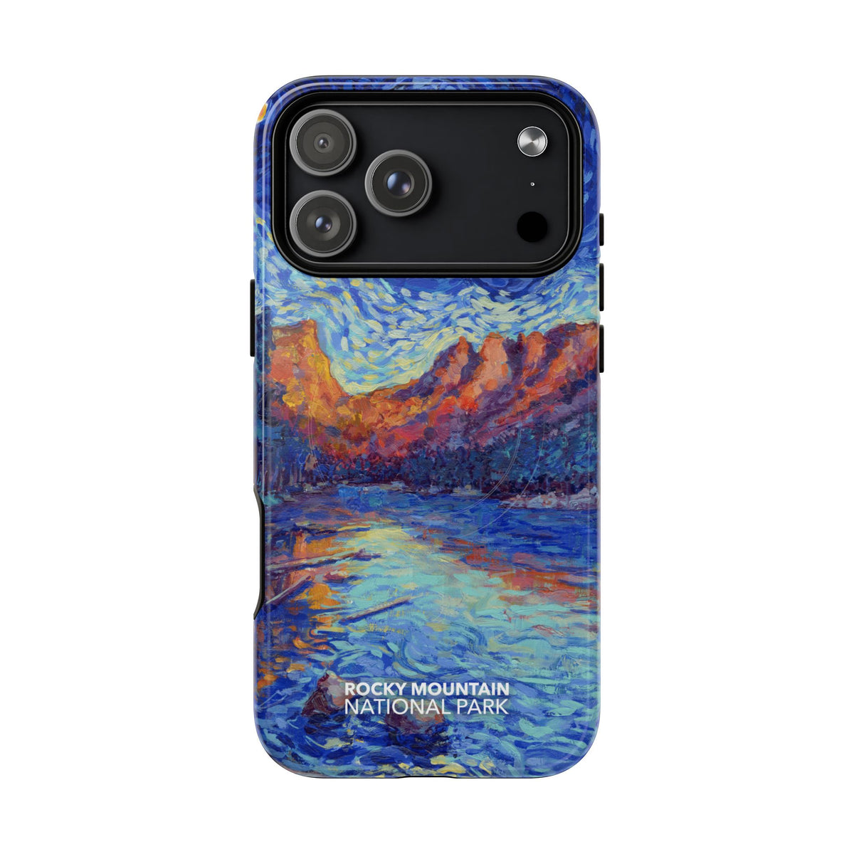 Rocky Mountain National Park iPhone Case with MagSafe - Starry Night