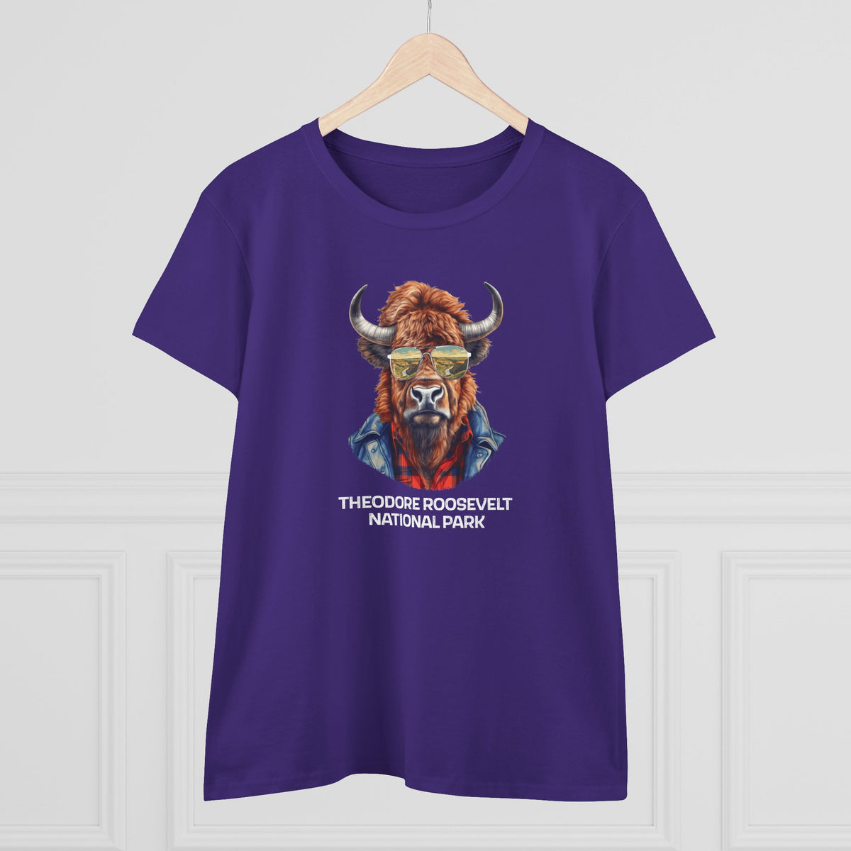 Theodore Roosevelt National Park Women's T-Shirt - Cool Bison