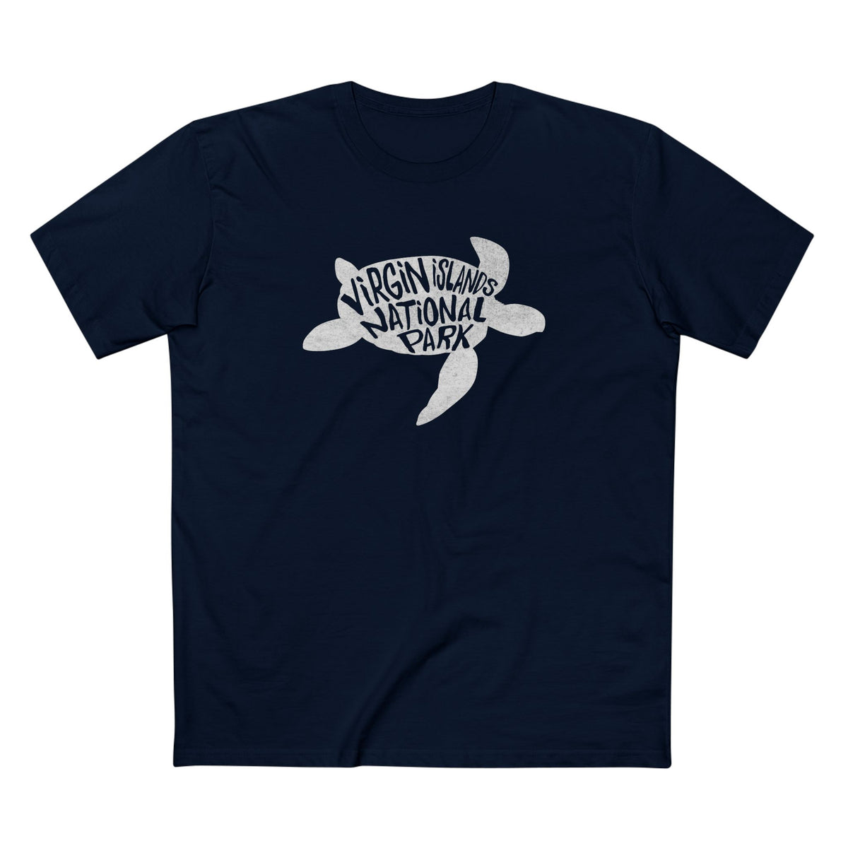Virgin Islands National Park T-Shirt - Turtle in Navy