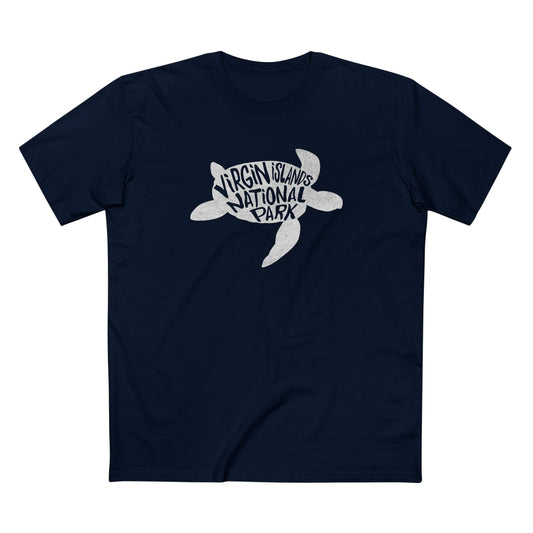 Virgin Islands National Park T-Shirt - Turtle in Navy