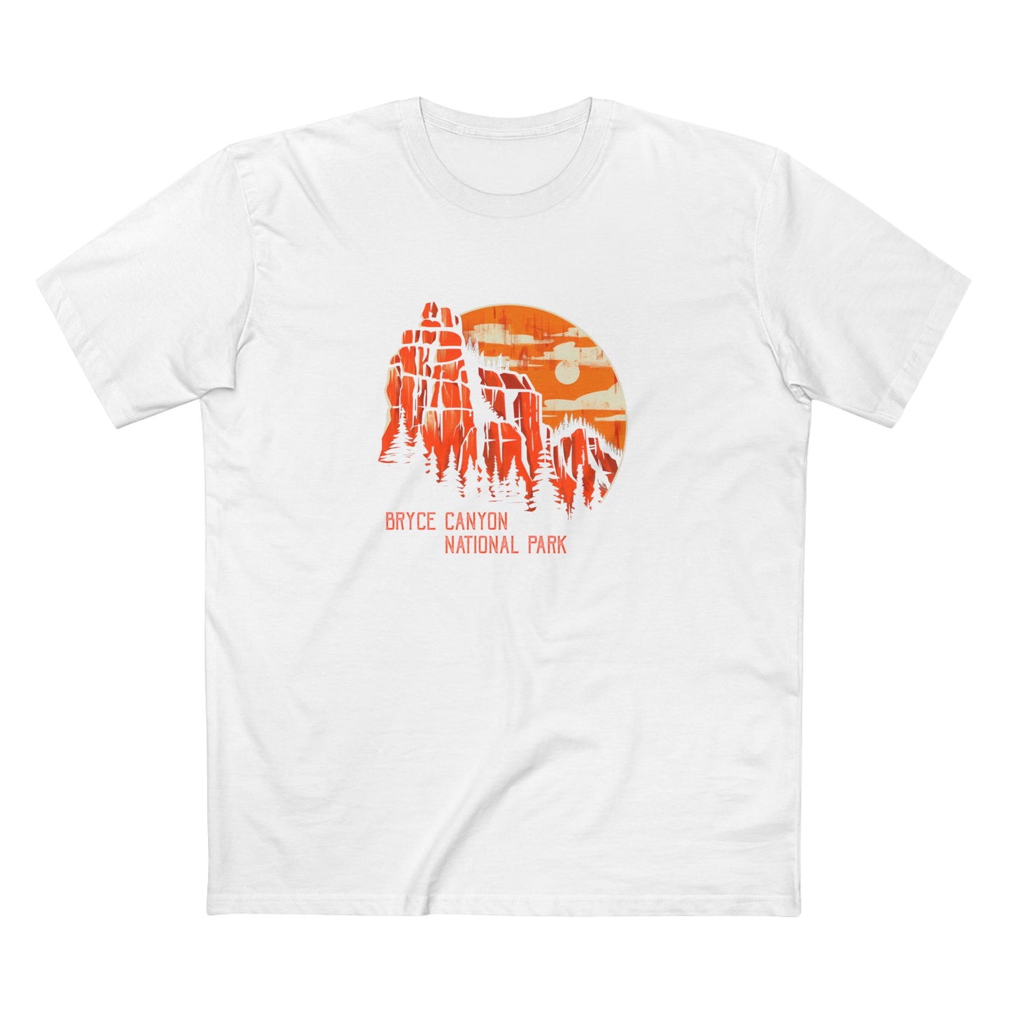 Bryce Canyon National Park T-Shirt - Vintage Design in White