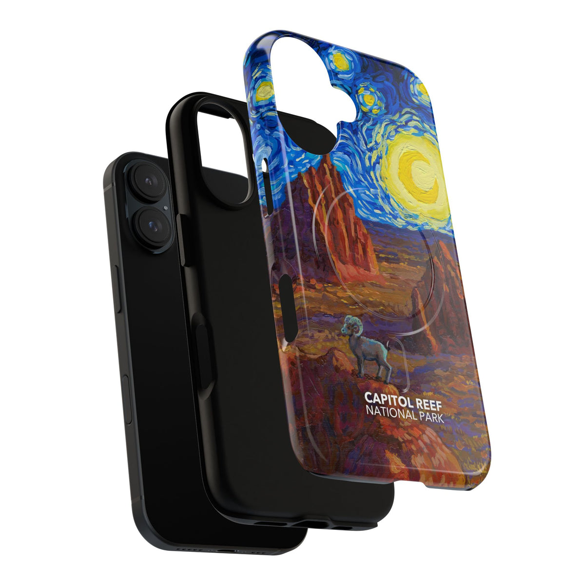 Capitol Reef National Park iPhone Case with MagSafe - Starry Night