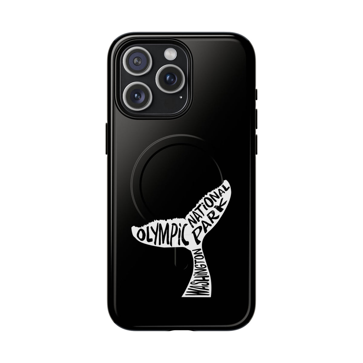 Olympic National Park iPhone Case with MagSafe - Humpback Whale Tail Design