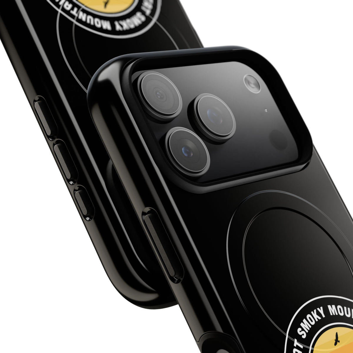 Great Smoky Mountains National Park iPhone Case with MagSafe - Round Emblem Design