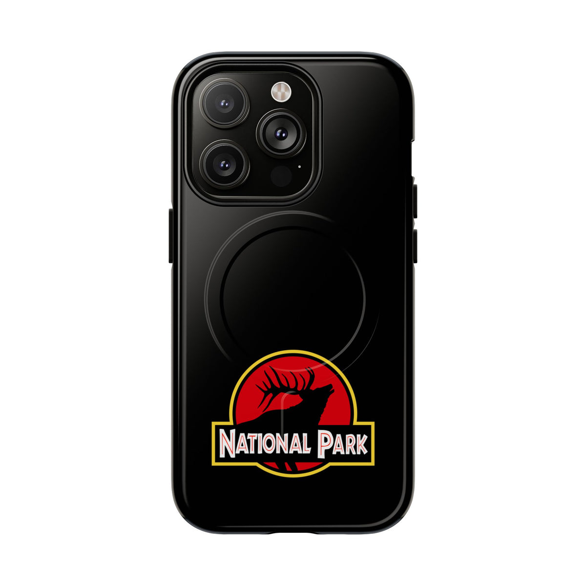 Elk National Park iPhone Case with MagSafe - Parody Logo